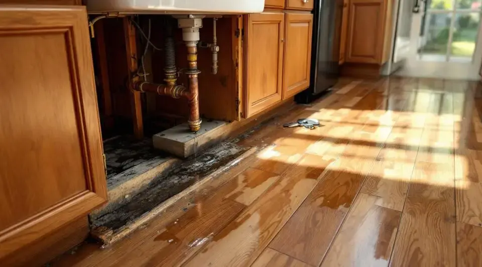 Kitchen Leak Damage Repair Greeley